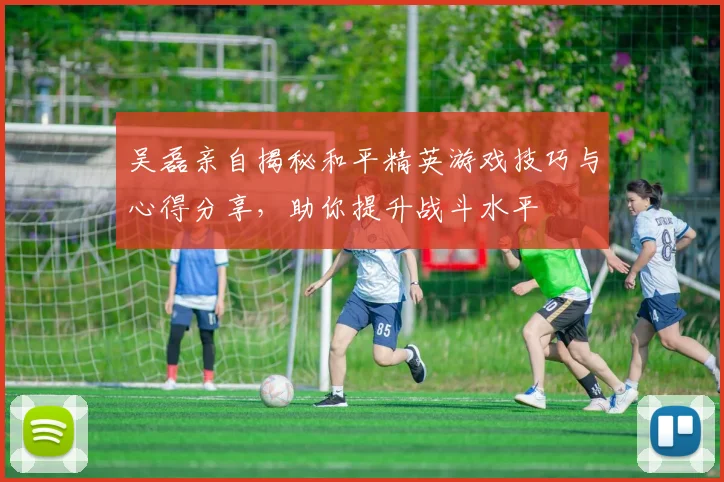 吴磊亲自揭秘和平精英游戏技巧与心得分享，助你提升战斗水平
